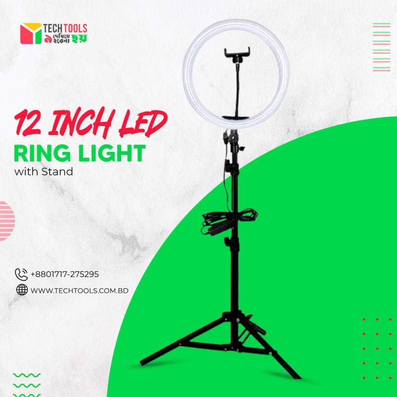 12 Inch LED Ring Light - techtools
