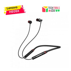 Lenovo HE05X Bluetooth Neckband Earphone Black