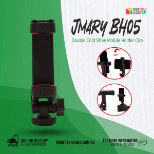 Jmary BH-05 Double Cold Shoe Extension Mobile Holder