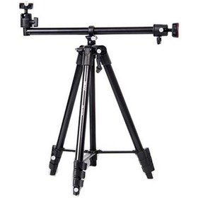 Jmary KP-2207 Professional Heavy Duty Aluminum Extendable Tripod with Mobile Holder UNC 1/4 Screw