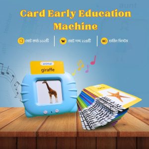 Card Early Education Machine Words Card Reading Learning Device with 112PCS Double-Sided 224 Words Cards