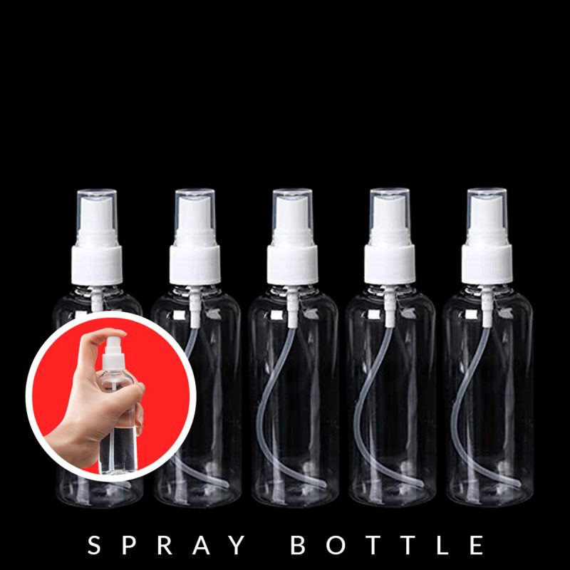 100ml Cosmetic Small Fine Mist Spray Bottle, Mini Plastic PET Spray Bottle