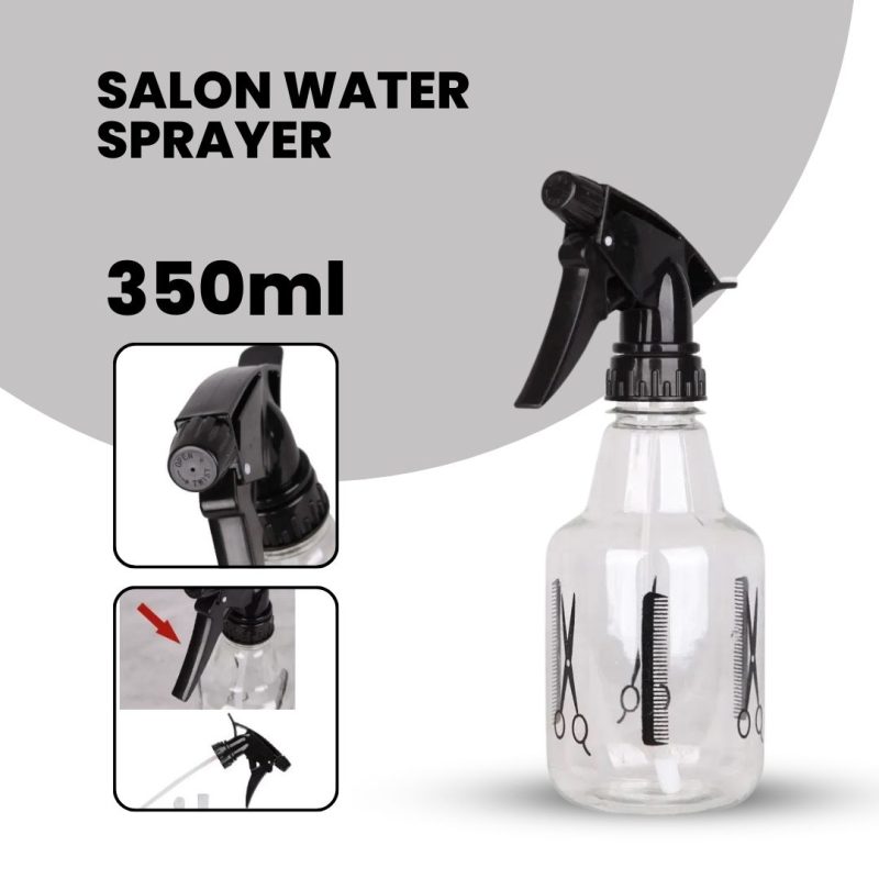 Durable trigger spray bottle with ergonomic handle for easy grip, adjustable spray nozzle for versatile application, ideal for use in salons and beauty parlors for hair and skincare treatments