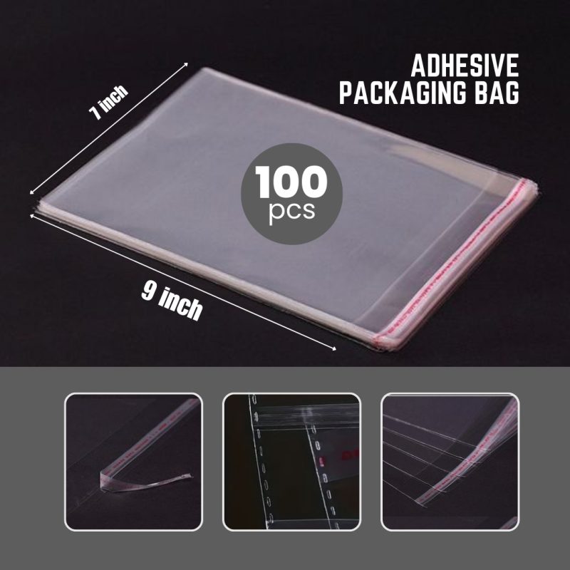 Plastic Zipper Bag 9×7 Inch, 100 Pcs – Affordable, durable, perfect for organising and protecting items at 160 BDT.