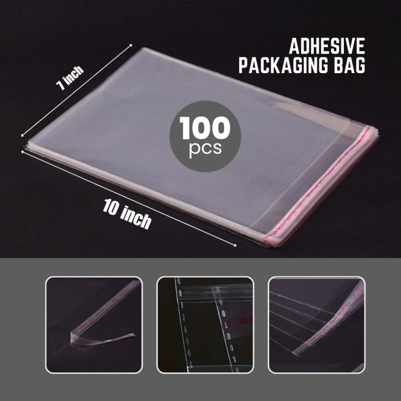 Plastic Zipper Bag 7×10 Inch, 100 Pcs – Affordable, durable, perfect for organising and protecting items at 210 BDT.