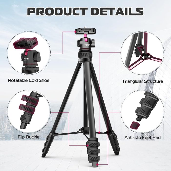 Ulanzi TT51 Aluminium Alloy Portable Tripod - Image 2