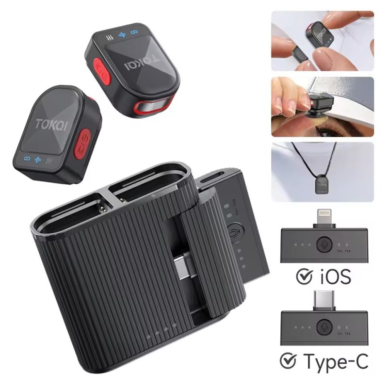 Tokqi H01 Dual Wireless Microphone