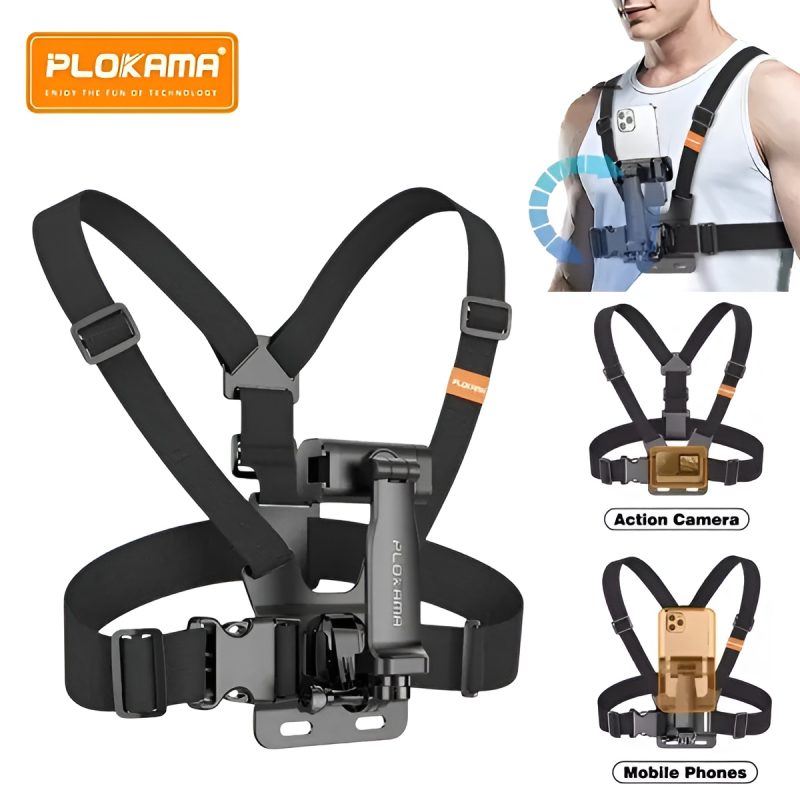 Plokama CX10 chest strap phone mount holder