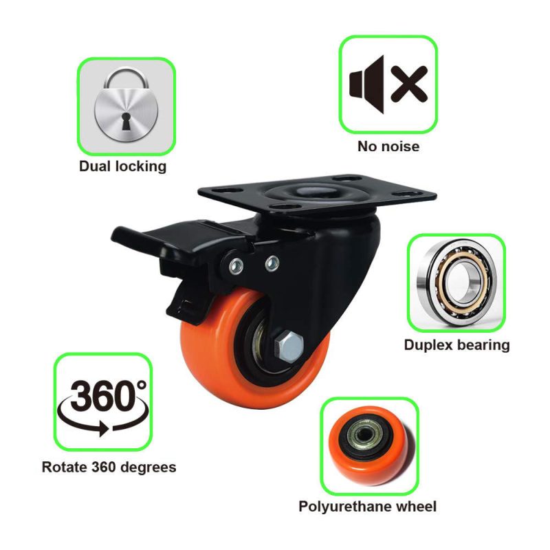 caster wheels 1.5 inch