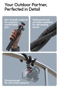 Ulanzi MT91 CKA tripod kit with phone clamp action camera adapter and bluetooth remote Tech Tools