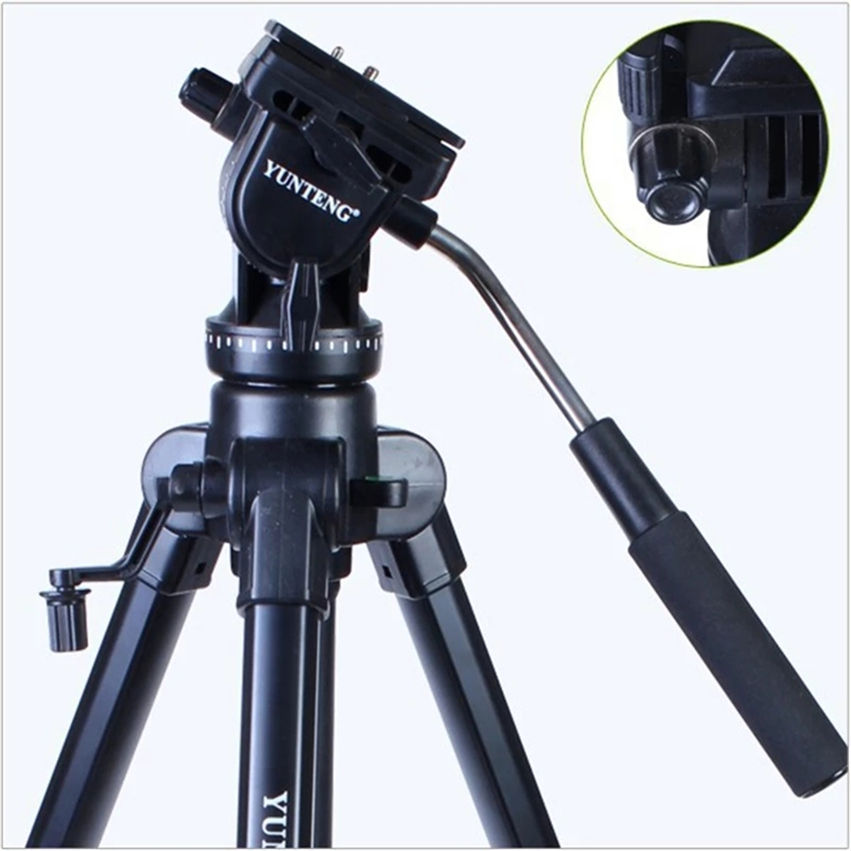 Yunteng VCT-880RM Professional Aluminum Camera Tripod Stand for DSLR, Video Camera & Mobile | 165cm | 5KG Load Capacity - Image 4