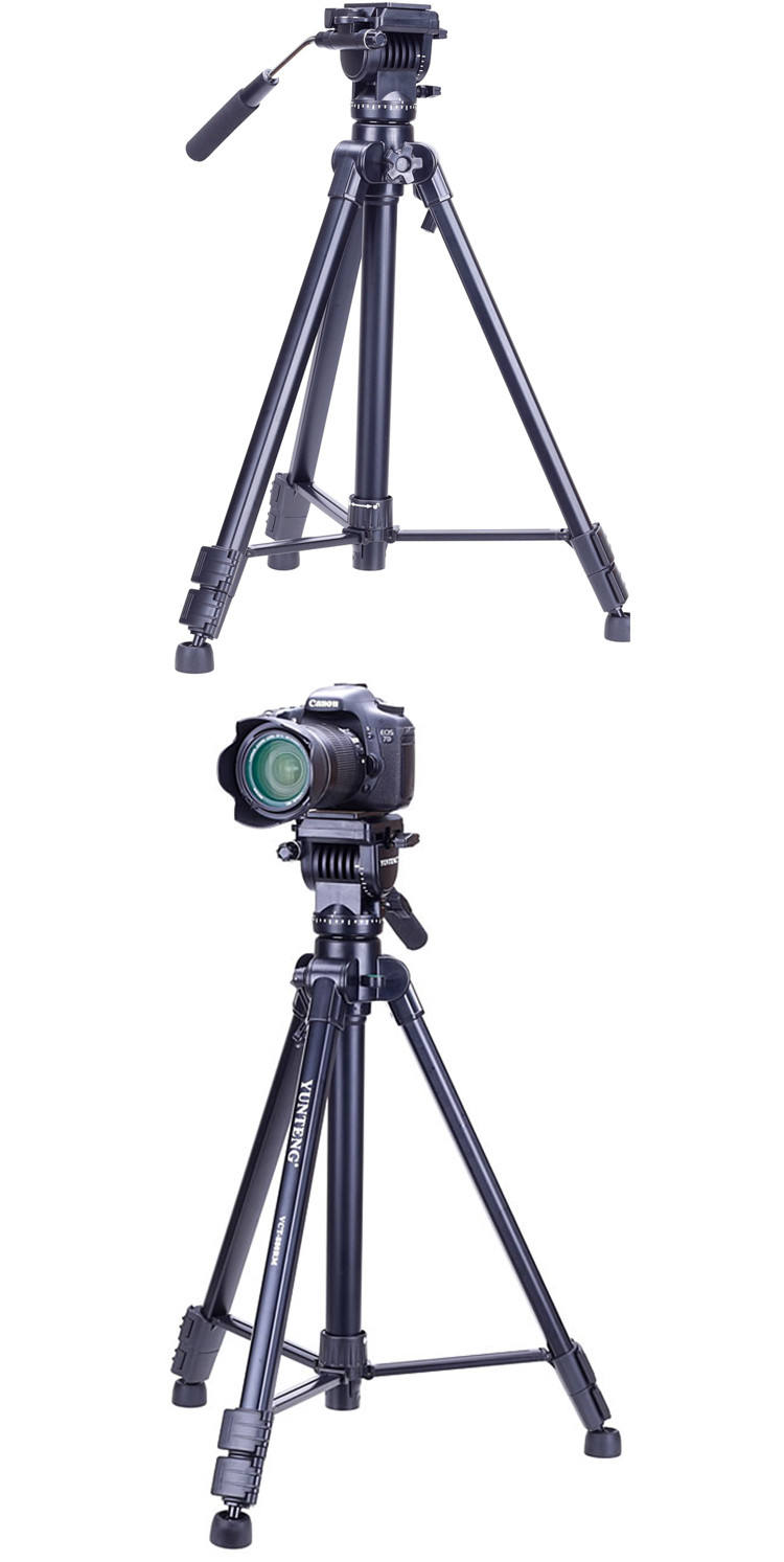Yunteng VCT-880RM Professional Aluminum Camera Tripod Stand for DSLR, Video Camera & Mobile | 165cm | 5KG Load Capacity - Image 5