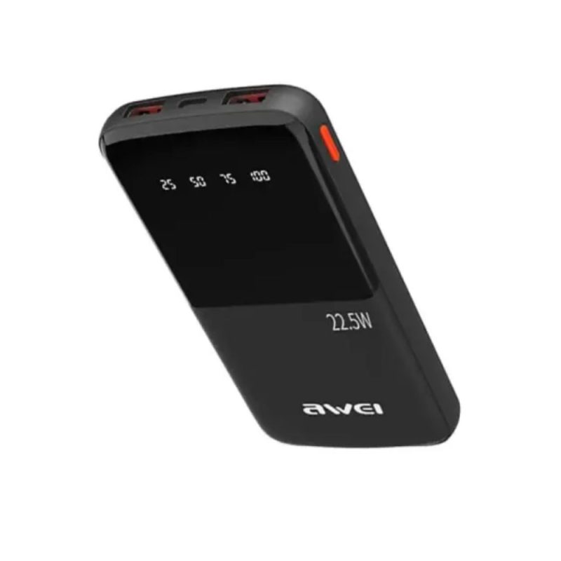 AWEI P10K power bank dual USB A outputs and Type C Micro input ports Tech Tools BD