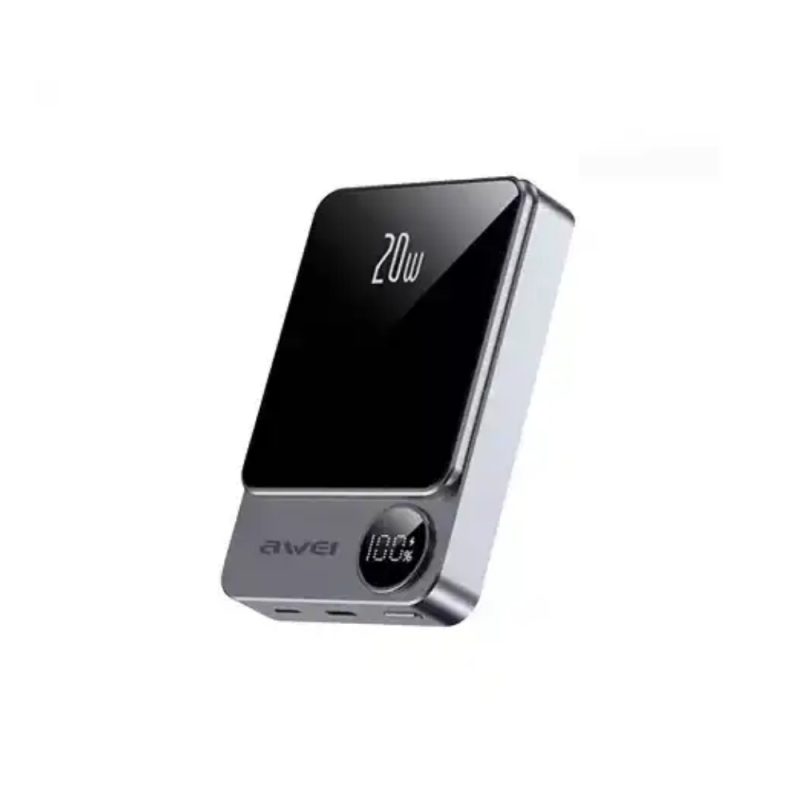 AWEI P39K 10000mAh portable fast charging power bank with digital LED display by Tech Tools BD