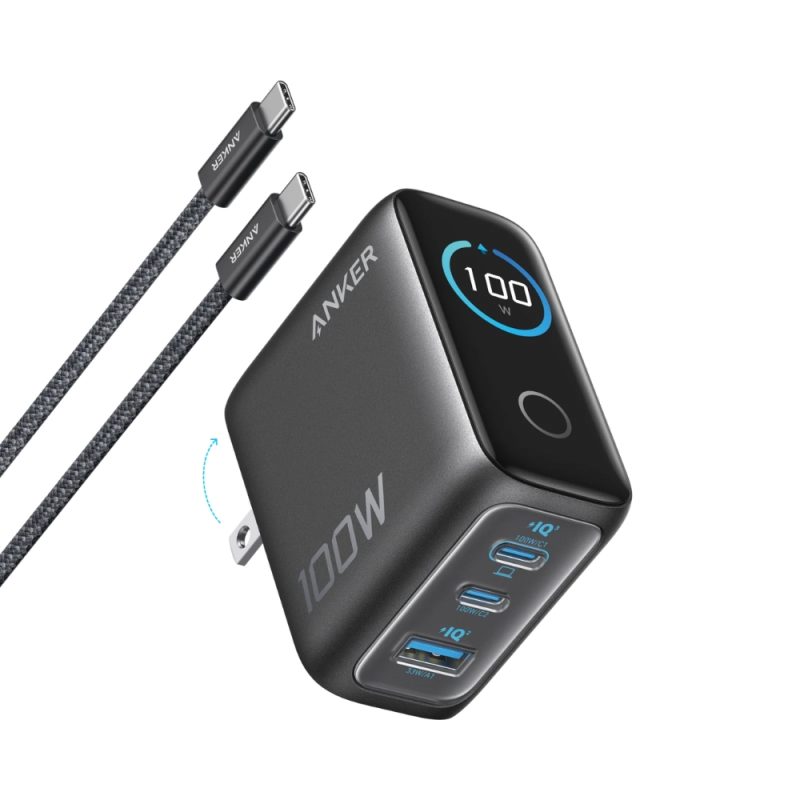 Anker Zolo 100W charger real-time digital power output display screen Tech Tools BD