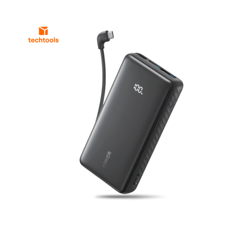 Anker Zolo A1695 20000mAh Power Bank with built-in USB-C cable