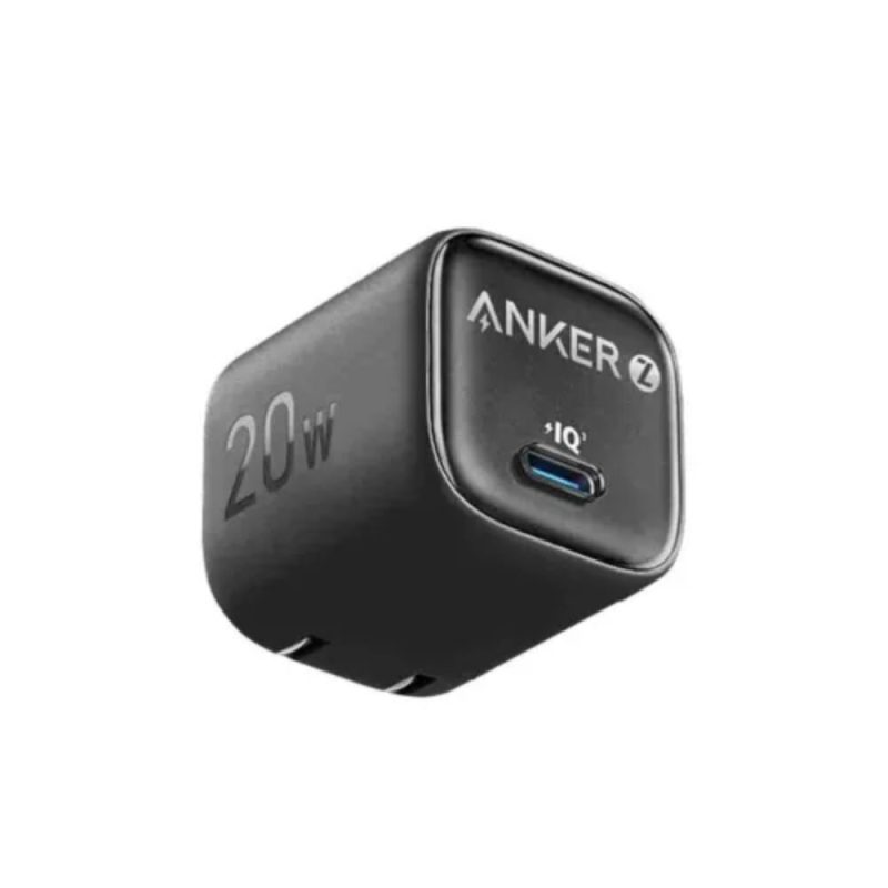 Anker Zolo 20W PD Charger with Type C to C Cable Anker Zolo 20W mini fast adapter plug and Type-C cable connector detail B2699 Tech Tools BD
