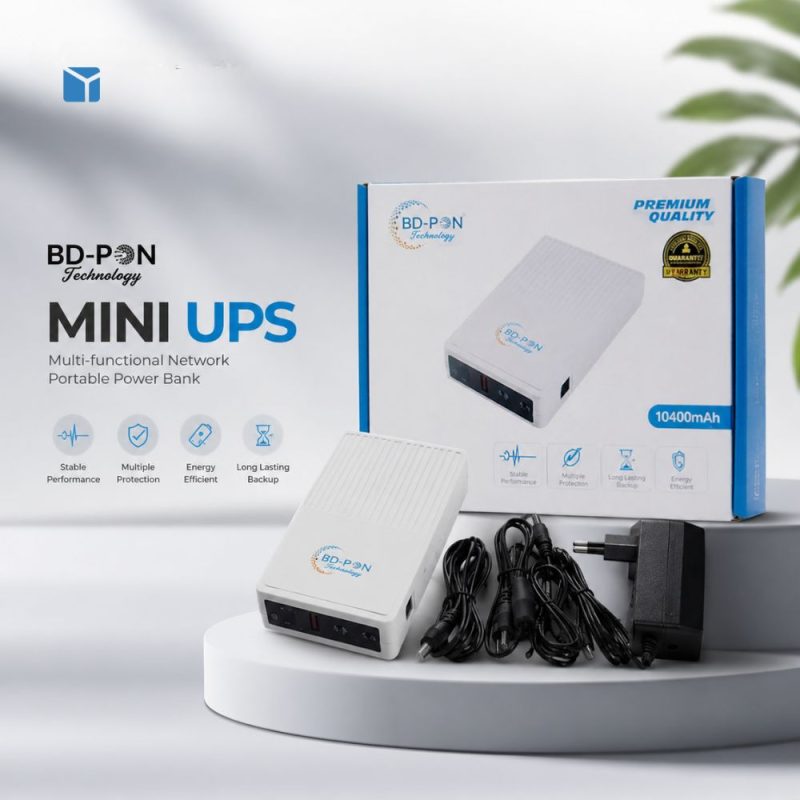 BD-PON mini UPS 10400mAh power backup for router and ONU