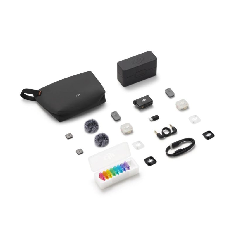 DJI Mic Mini 2 TX 1 RX wireless microphone set with charging case by Tech Tools BD DJI Mic Mini 2 TX 1 RX wireless microphone set with charging case by Tech Tools BD