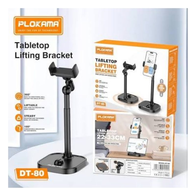 Plokama DT 80 tabletop lifting bracket adjustable desk phone stand by Tech Tools BD Plokama DT 80 tabletop lifting bracket adjustable desk phone stand by Tech Tools BD
