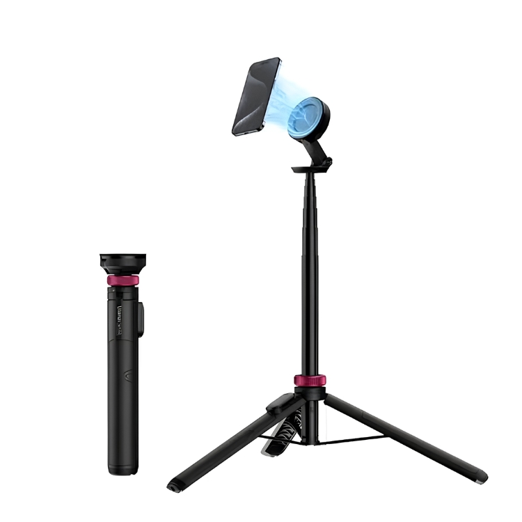 Ulanzi MT-84 magnetic tripod with detachable wireless remote control for hands-free operation up to 10m distance