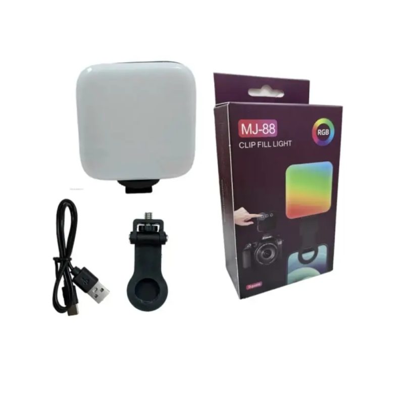 MJ 88 RGB LED video fill light portable rechargeable pocket light by Tech Tools BD MJ 88 RGB LED video fill light portable rechargeable pocket light by Tech Tools BD