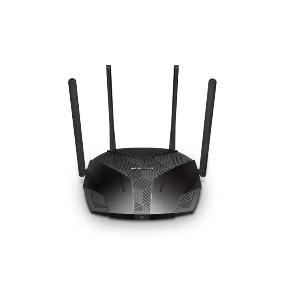 Mercusys MR80X AX3000 dual band gigabit wifi 6 router with 4 high gain antennas by Tech Tools BD