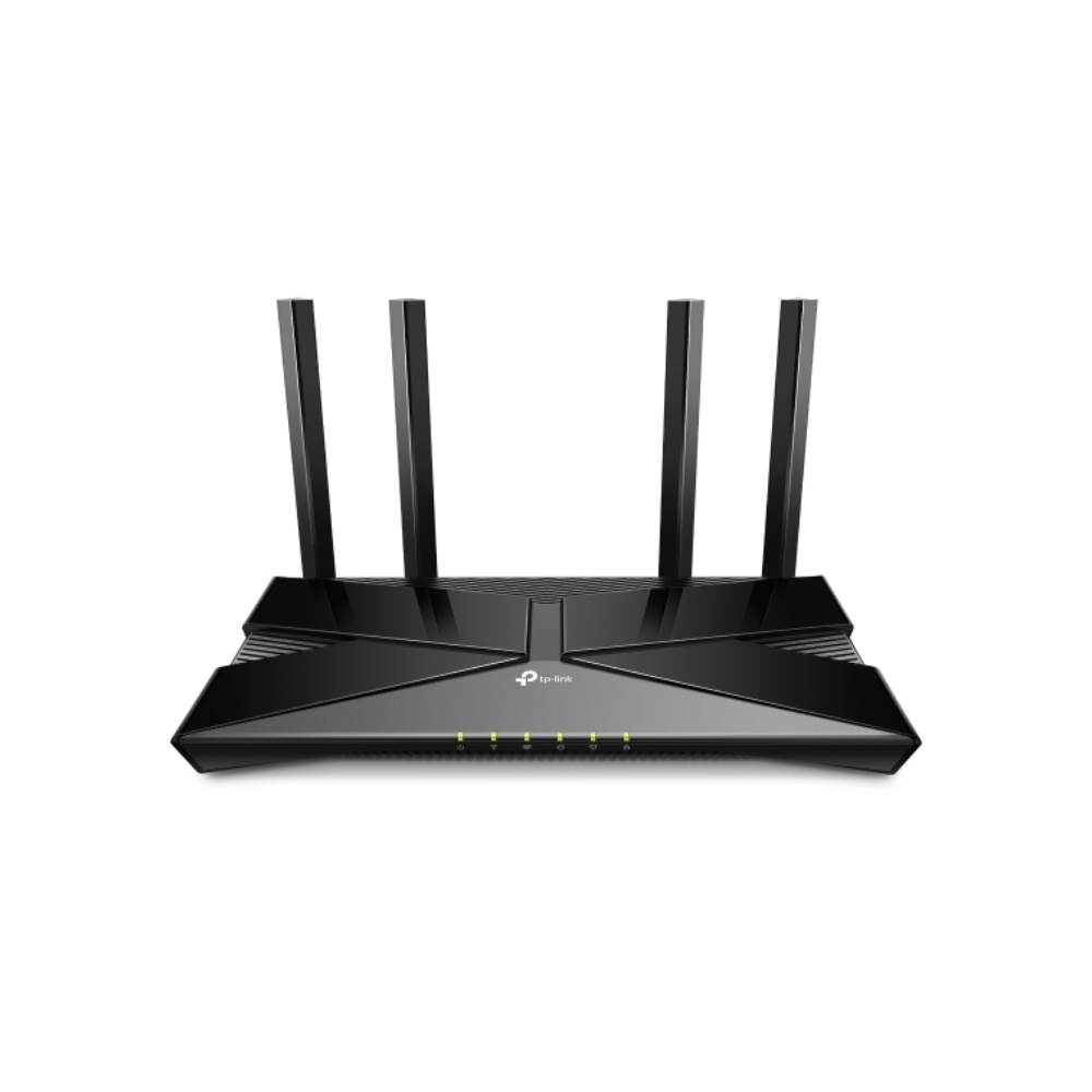 TP-Link Archer AX15 router top textured casing and front LED status indicator lights Tech Tools