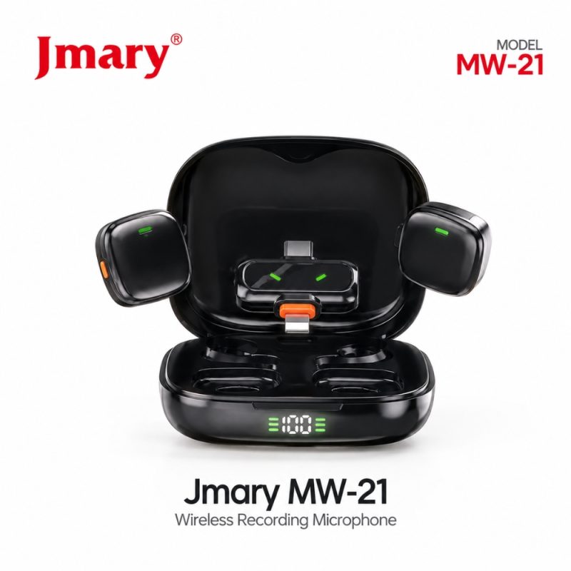 Jmary MW-21 dual wireless lapel microphone system