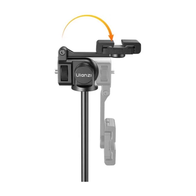 Ulanzi SK32 extended 1.8m tripod holding smartphone and LED video light for outdoor vlogging Tech Tools BD